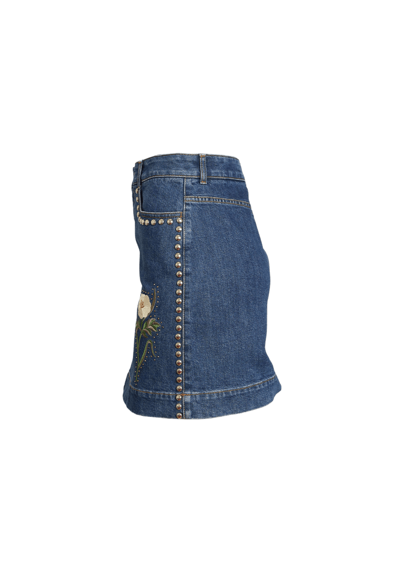 DENIM MINI SKIRT 36