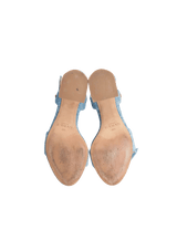 DENIM CLARITA SANDALS 39.5