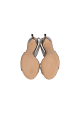 LEATHER SLINGBACK SANDALS 36