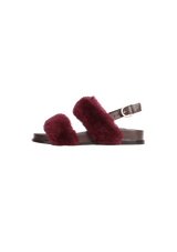 SHEARLING SPORT SANDALS 39