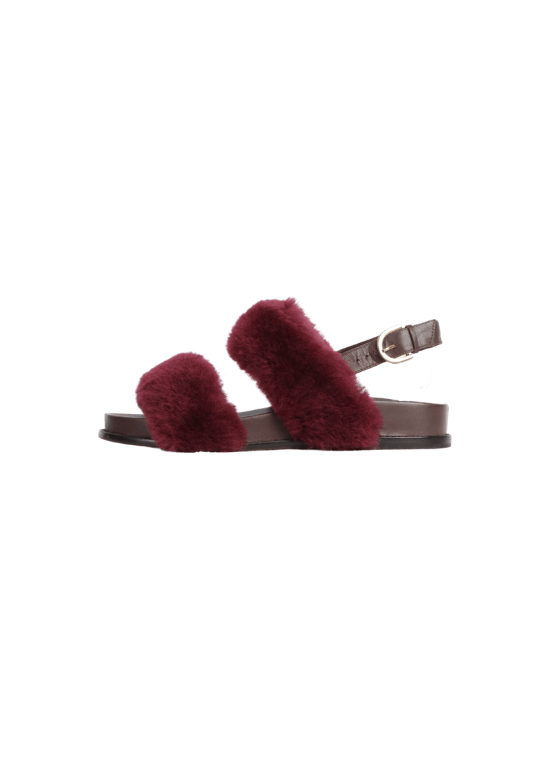 SHEARLING SPORT SANDALS 39