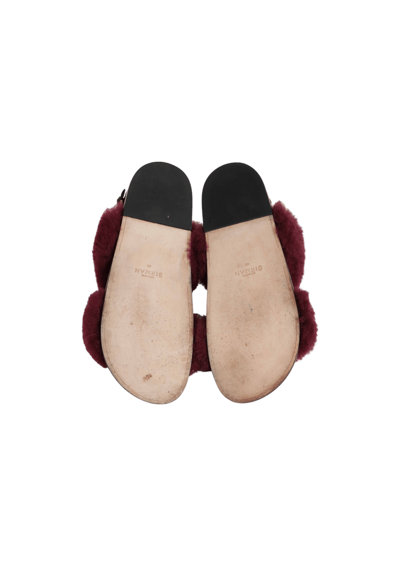 SHEARLING SPORT SANDALS 39