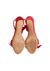 SUEDE CLARITA SANDALS 36