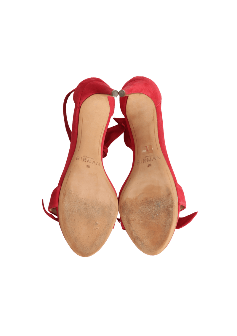 SUEDE CLARITA SANDALS 36