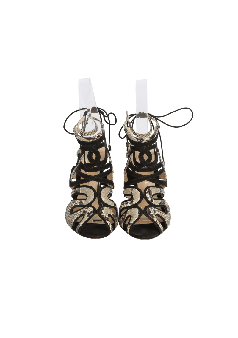 SUEDE SANDALS 39