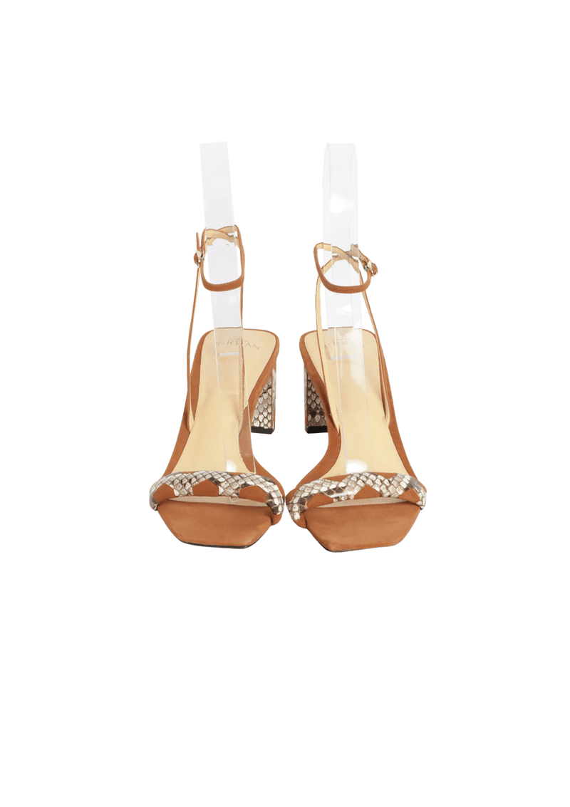 SUEDE SANDALS 39