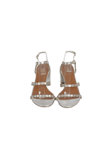 METALLIC STAR SANDALS 36.5