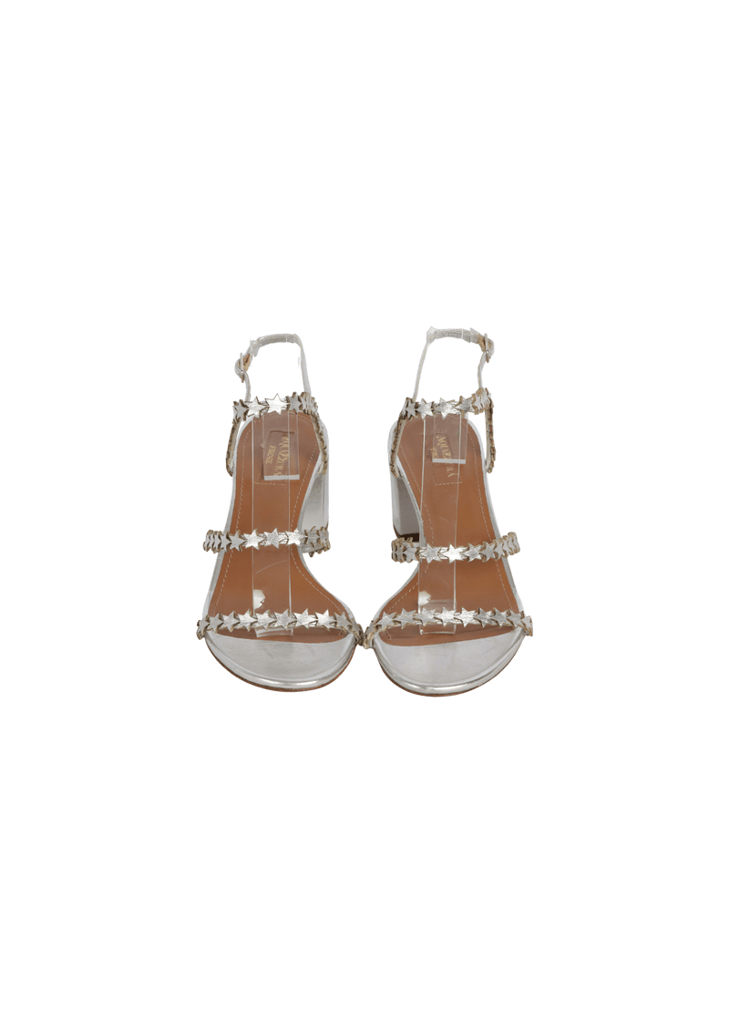 METALLIC STAR SANDALS 36.5