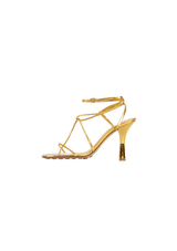 BARELY THERE LEATHER SANDALS 37