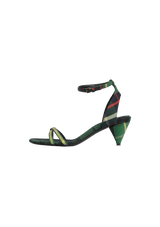 TARTAN SANDALS 35.5