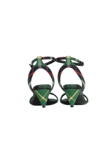 TARTAN SANDALS 35.5