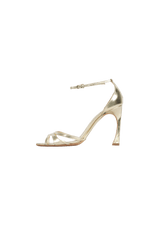 METALLIC SANDALS 38