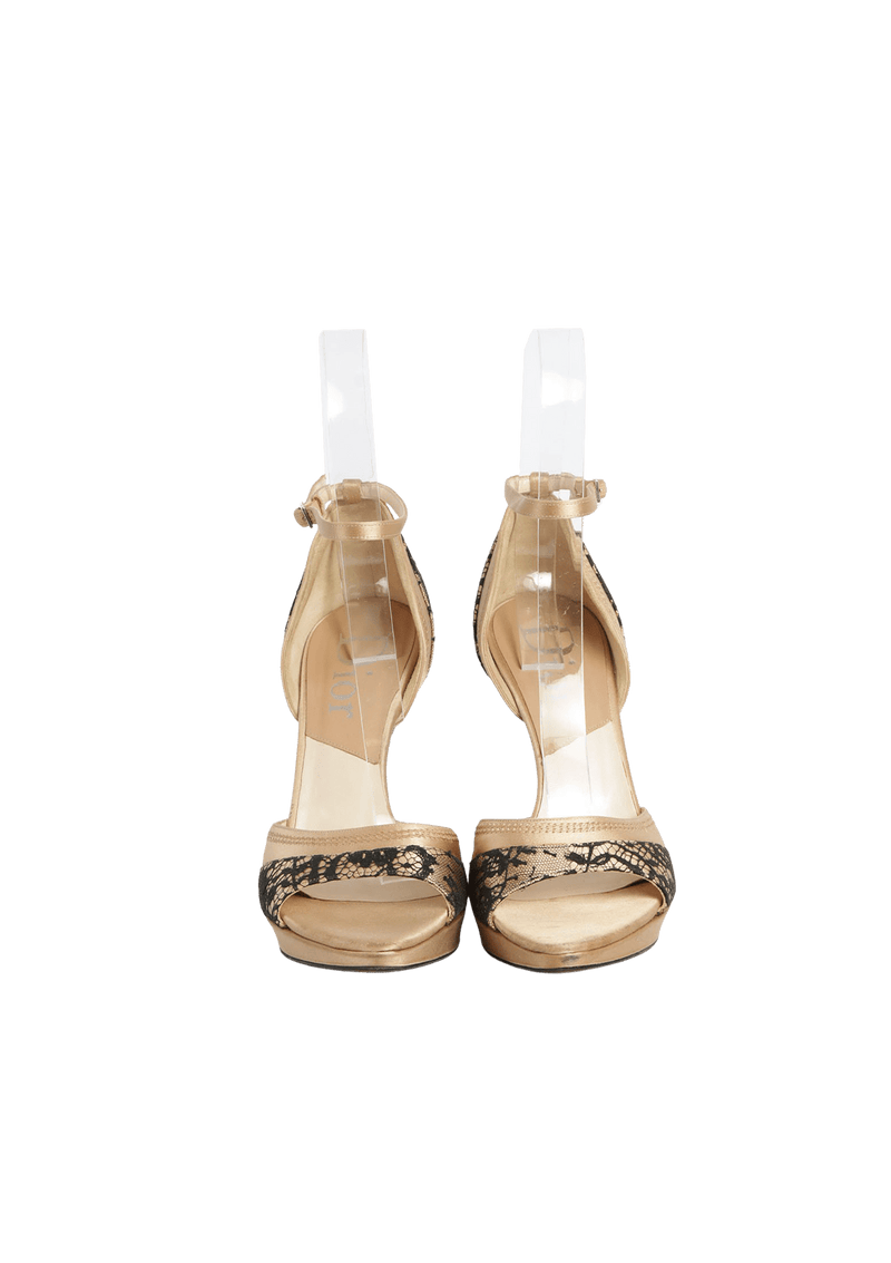 SATIN SANDALS 38