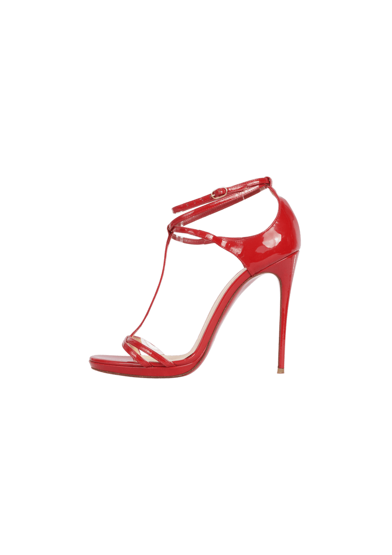 BENEDETTA 120 PATENT SANDALS 35.5