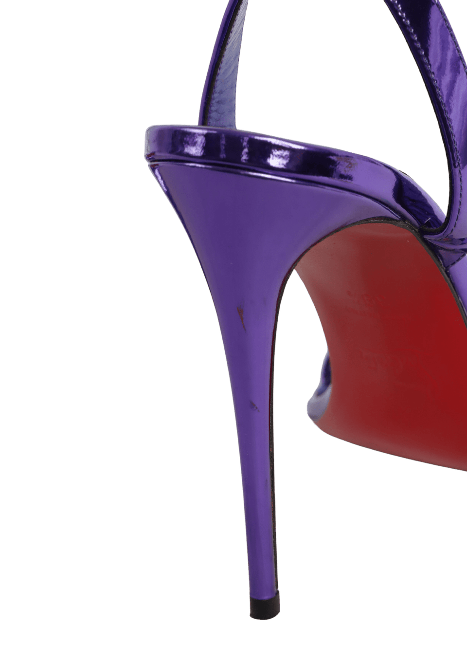 SANDÁLIA CHRISTIAN LOUBOUTIN CRYSTAL EMBELLSIHMENTS SANDALS AZUL