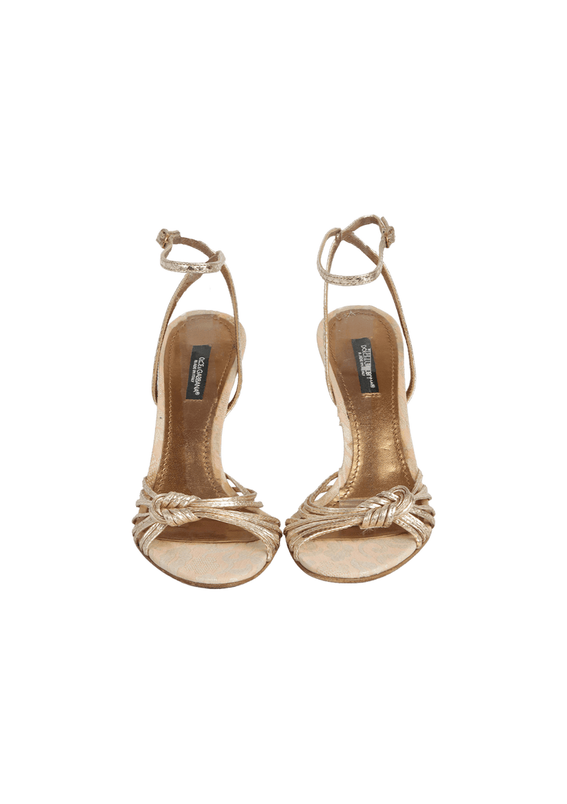 JACQUARD SANDALS 35