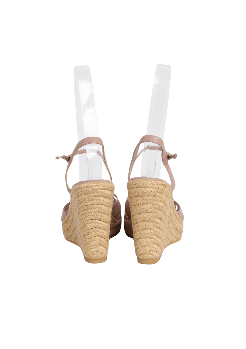 MICROGUCCISSIMA PENELOPE ESPADRILLE SANDALS 38