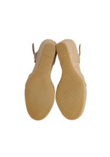 MICROGUCCISSIMA PENELOPE ESPADRILLE SANDALS 38