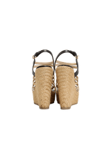 LEATHER ESPADRILLES 35