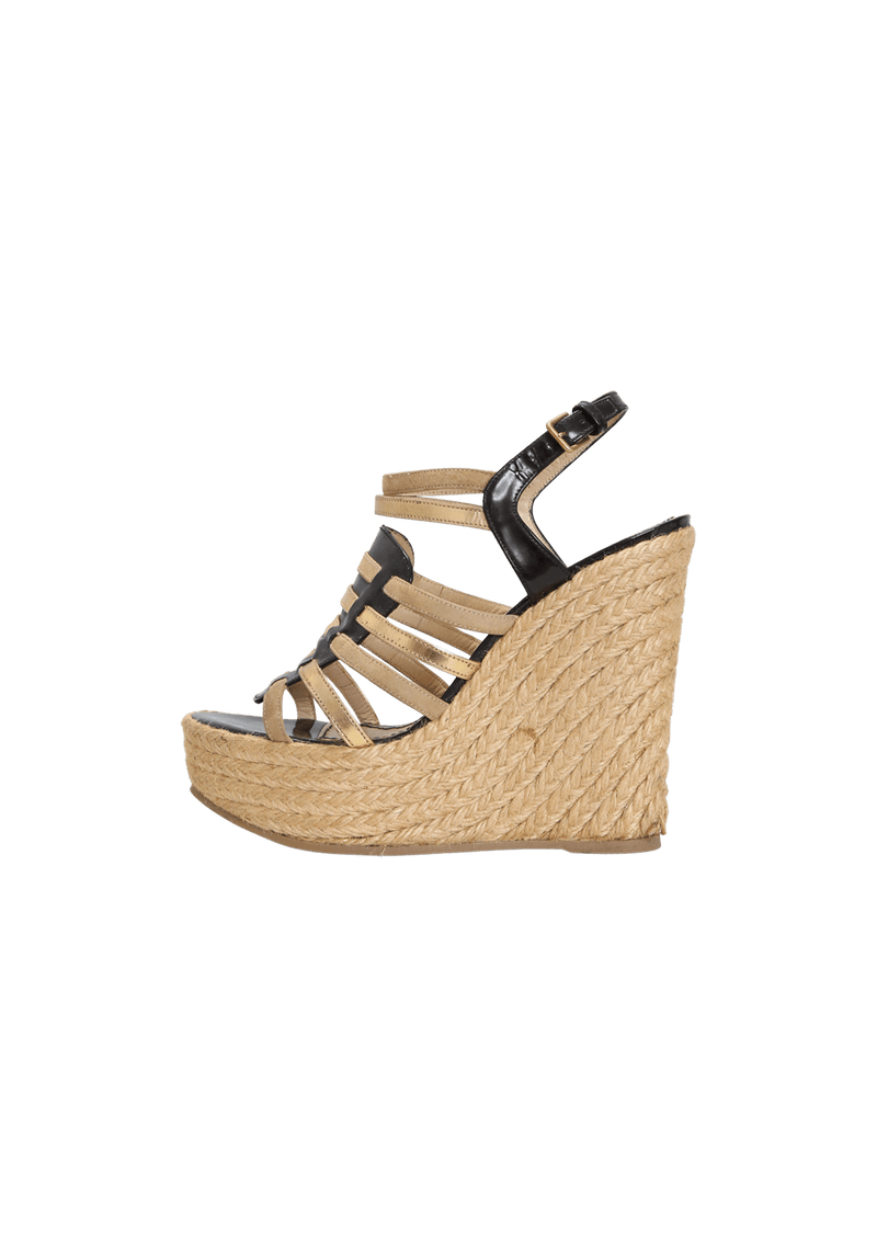 LEATHER ESPADRILLES 35