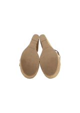 LEATHER ESPADRILLES 35