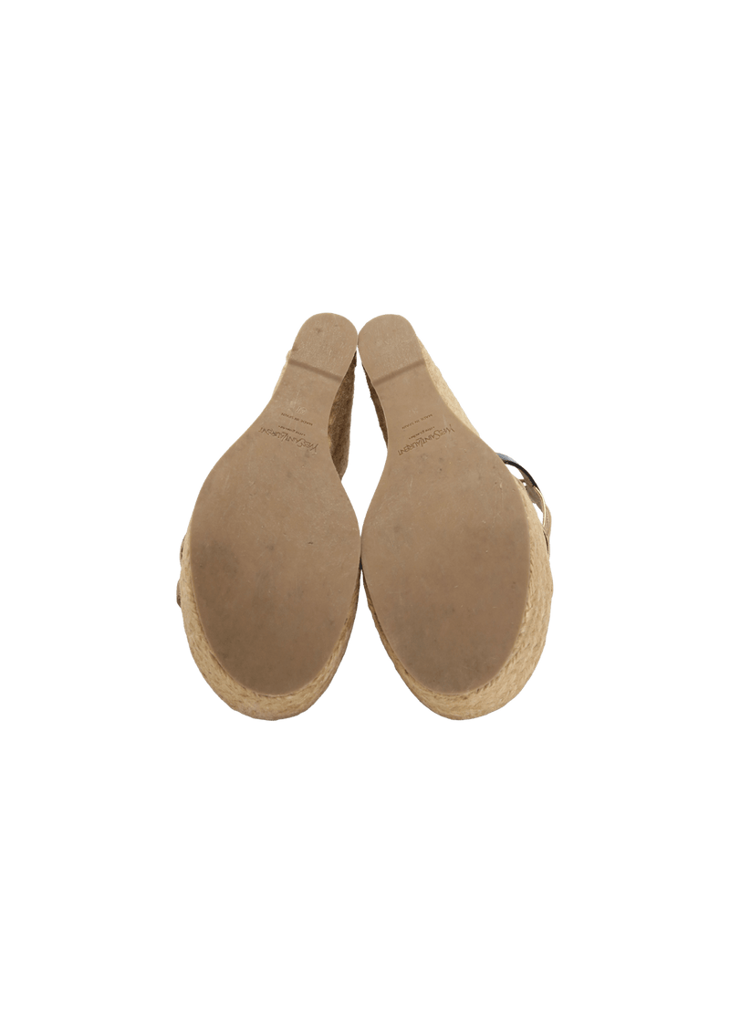 LEATHER ESPADRILLES 35