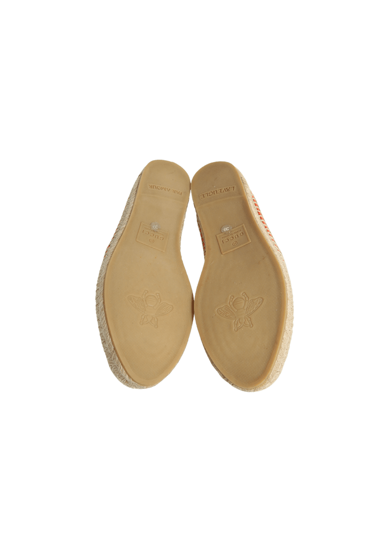 GG RAFFIA ESPADRILLES 38