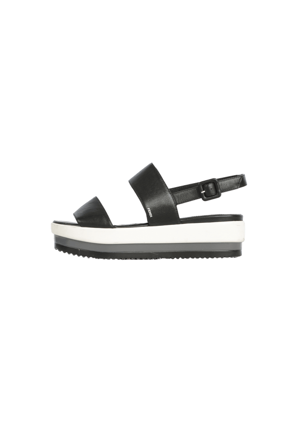 LEATHER SLINGBACK SANDALS 33