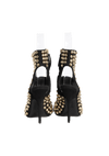 SUEDE STUDDED SANDALS 34.5