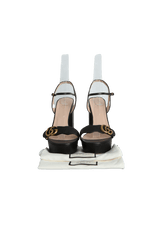 ANKLE STRAP DOUBLE G SANDALS 40