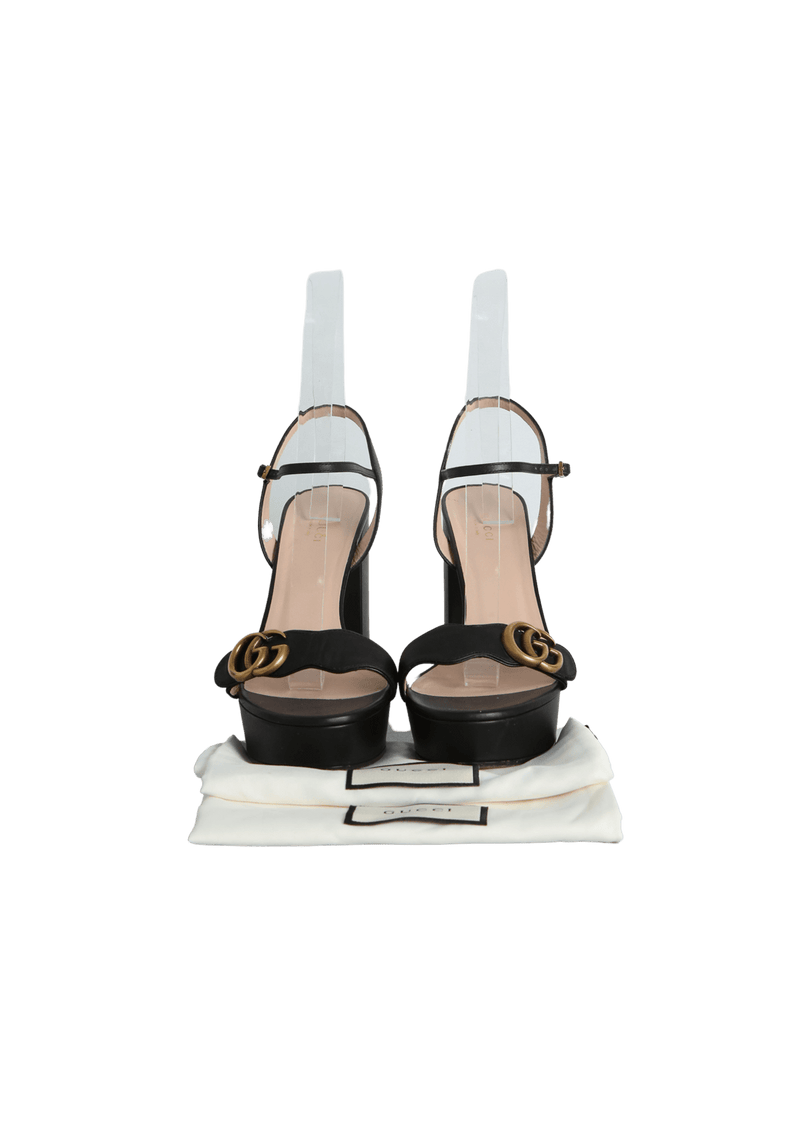 ANKLE STRAP DOUBLE G SANDALS 40