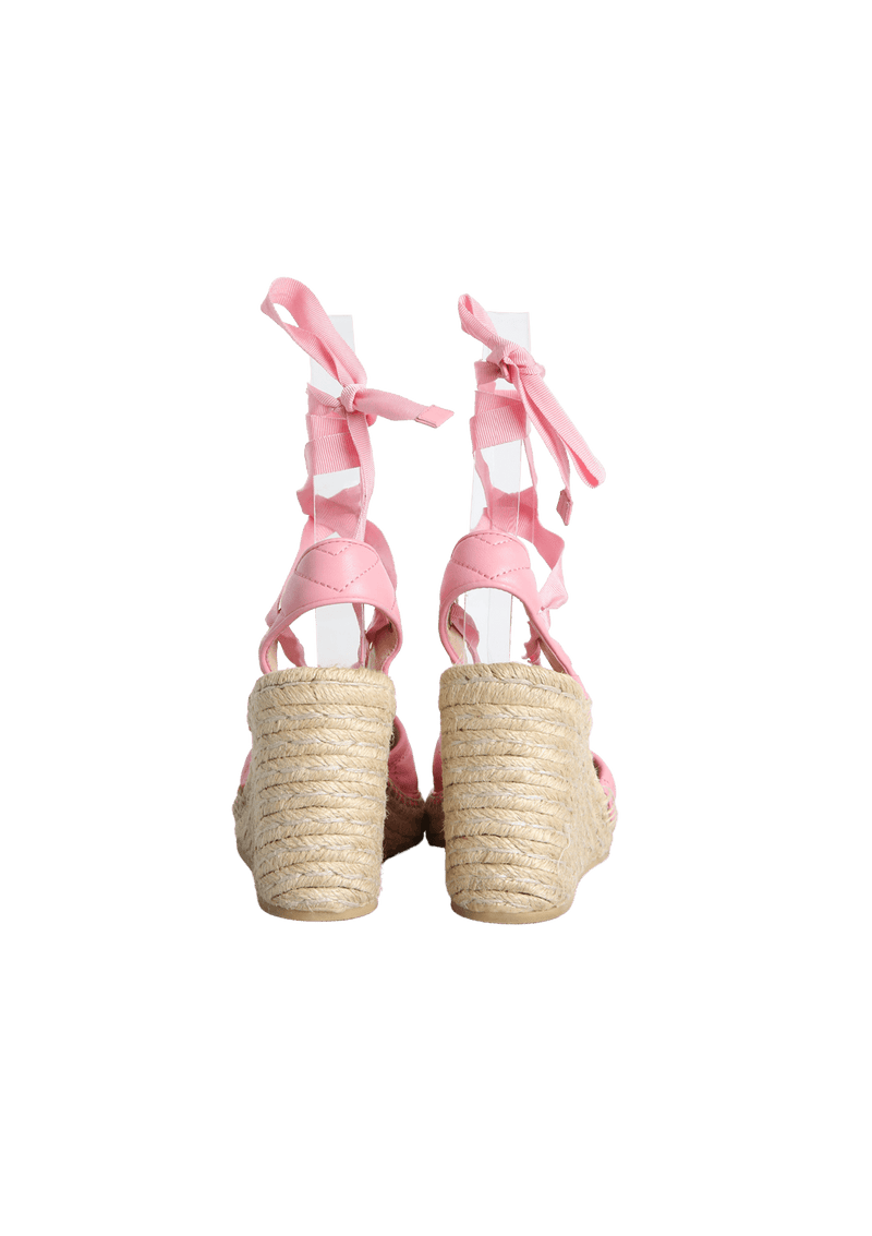 GG MARMONT TIED ESPADRILLE SANDALS 38