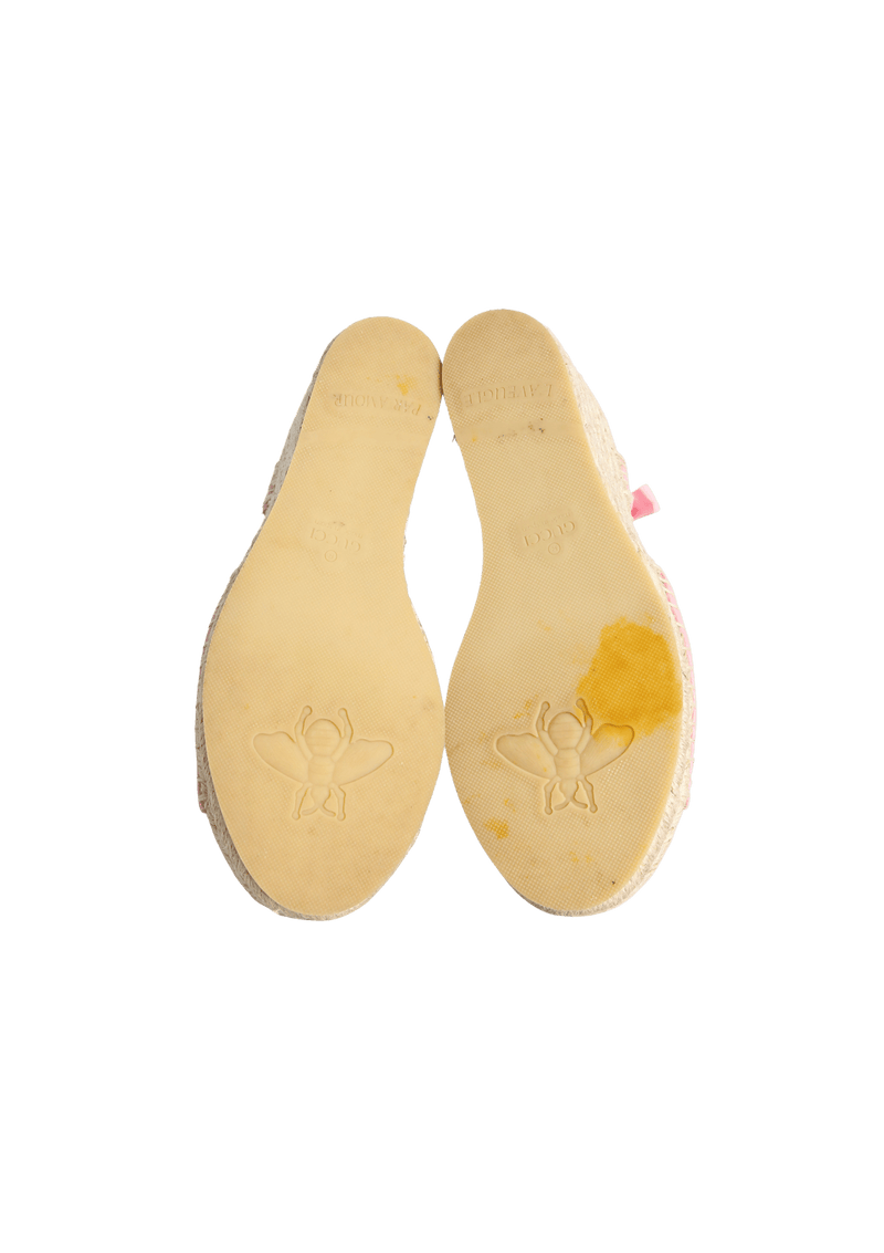 GG MARMONT TIED ESPADRILLE SANDALS 38