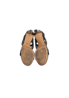 LEATHER BAMBOO SANDALS 36