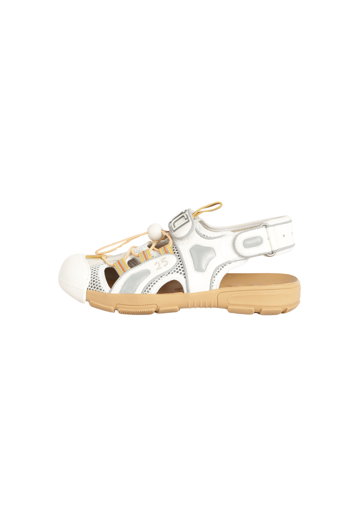 SANDÁLIA GUCCI TINSEL SPORT SANDALS CINZA 38 ORIGINAL – Gringa