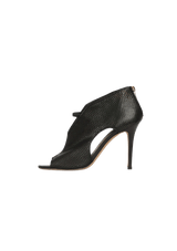CUTOUT LEATHER SANDALS 39
