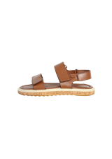 LEATHER SLINGBACK SANDALS 45.5