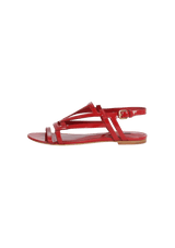LOGO FLAT SANDALS 37