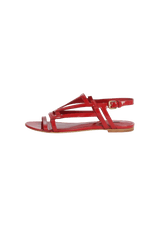 LOGO FLAT SANDALS 37