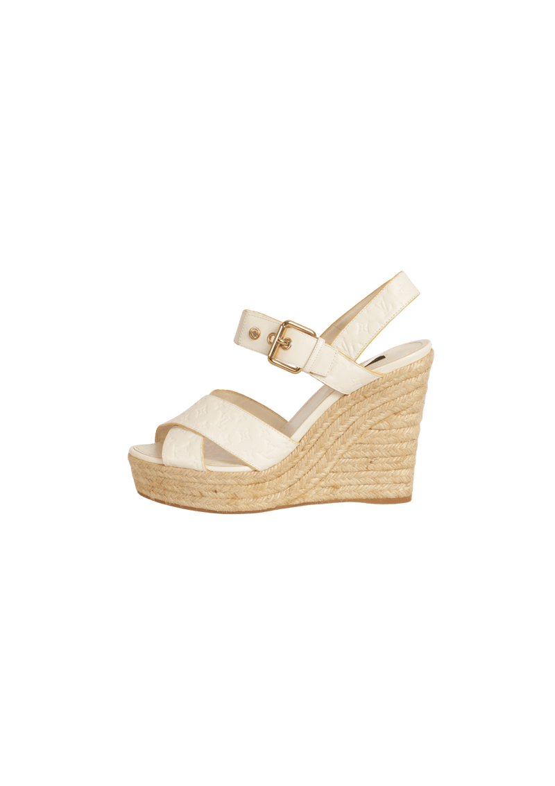 MONOGRAM EMPREINTE ESPADRILLE SANDALS 36