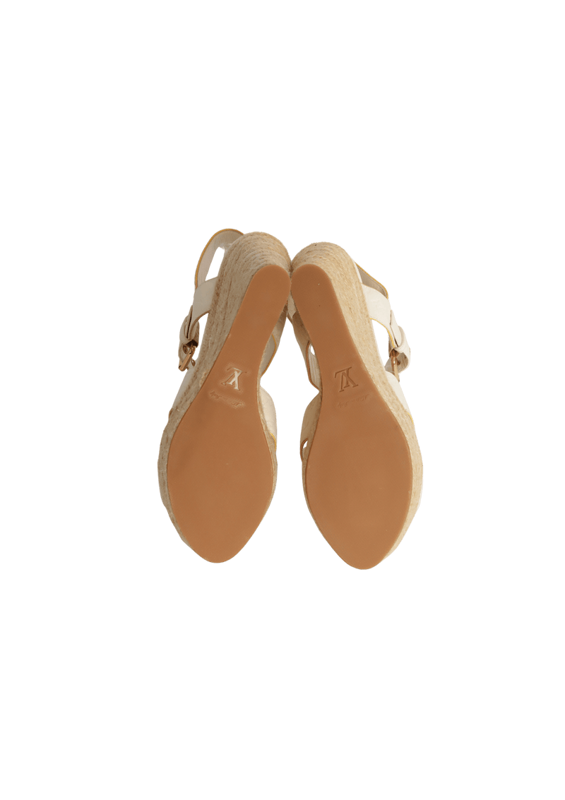 MONOGRAM EMPREINTE ESPADRILLE SANDALS 36