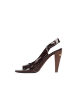 PIVOINE PATENT LEATHER SANDALS 37