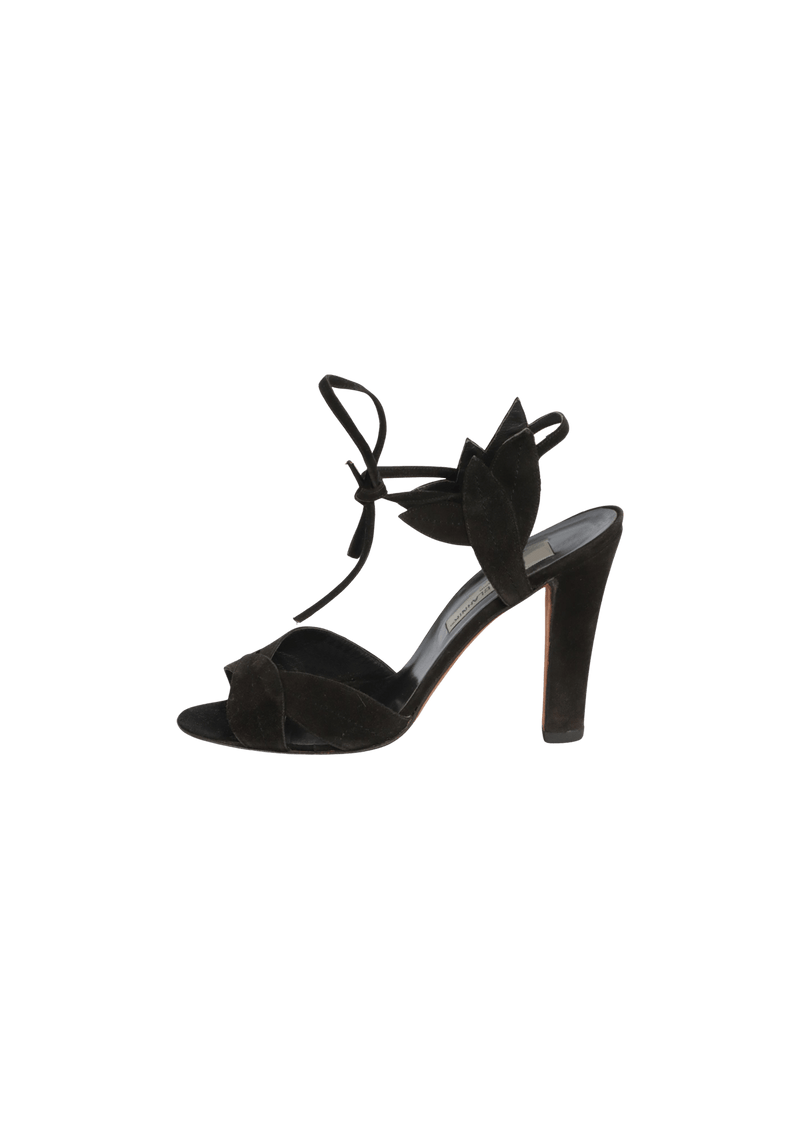 SUEDE SANDALS 38