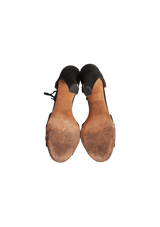 SUEDE SANDALS 38