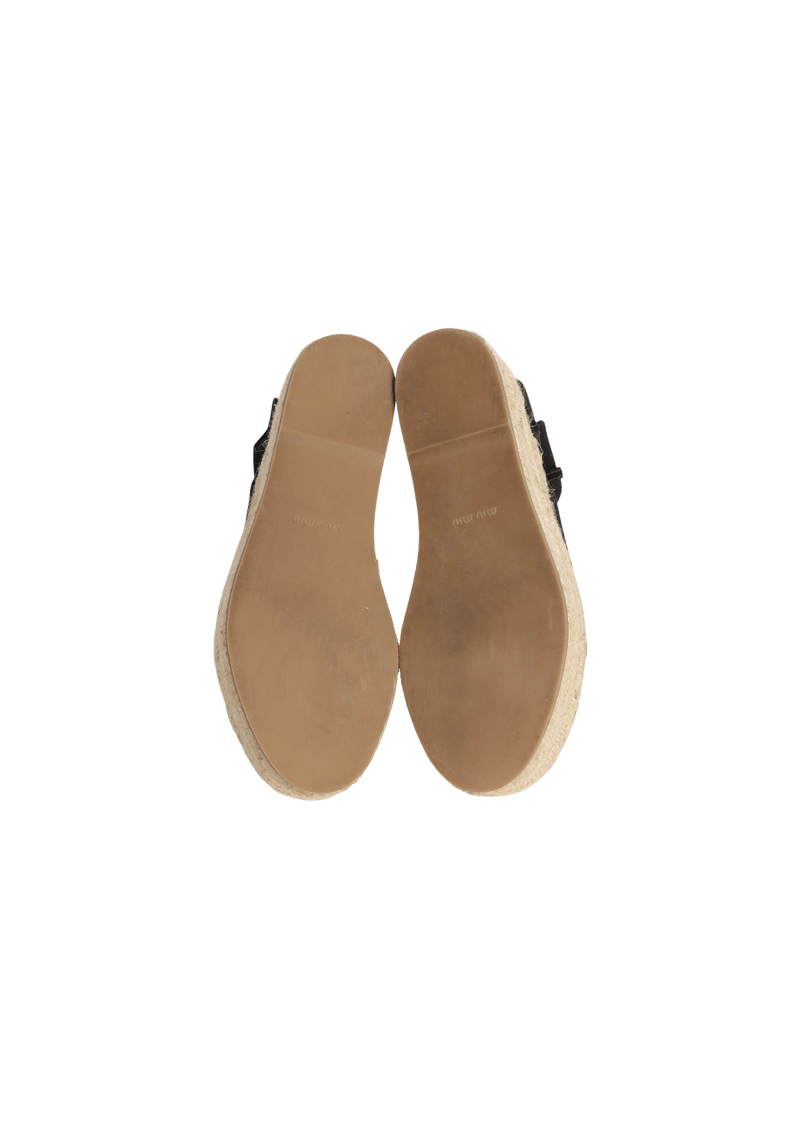 SUEDE ESPADRILLES 33