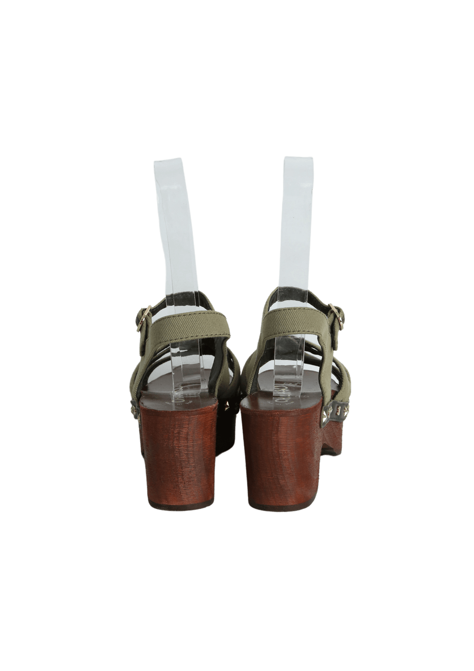 SANDÁLIA PLATAFORMA CHANEL INTERLOCKING CC LOGO SANDALS