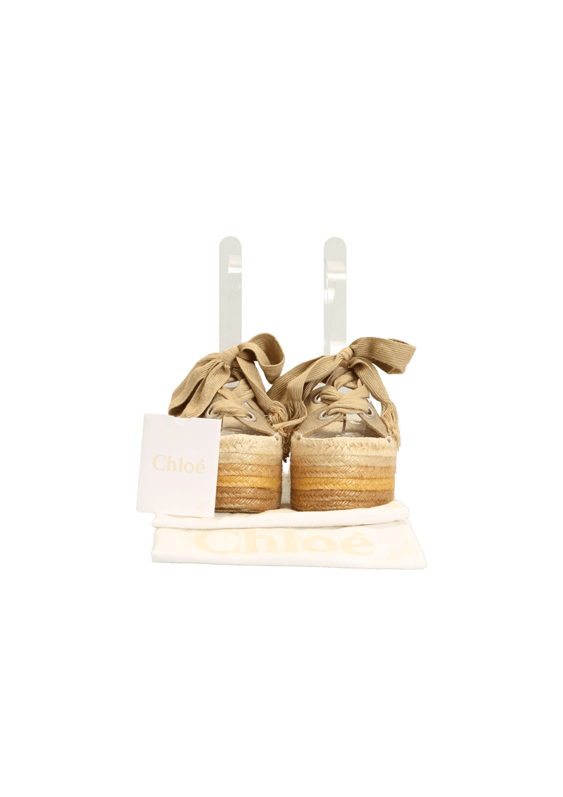 PLATFORM ESPADRILLES 39