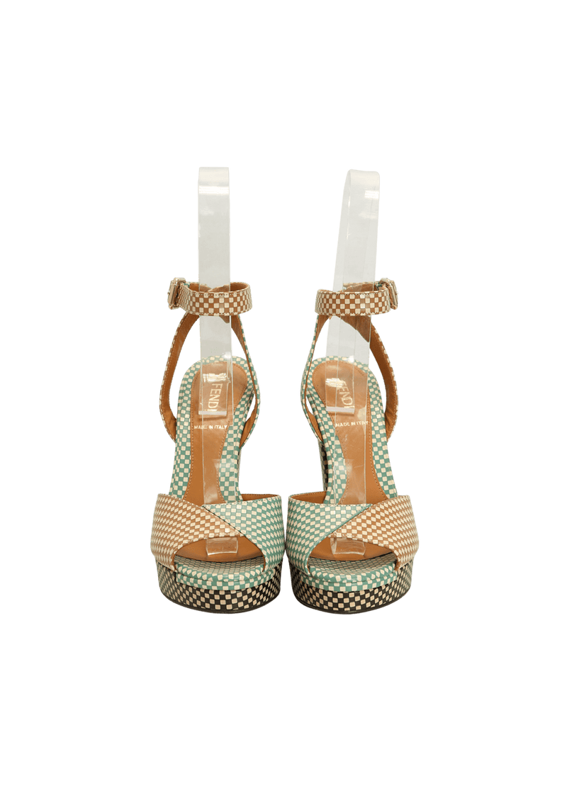 PRINTED SANDALS 36