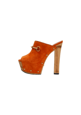 SUEDE HORSEBIT CLOG 35