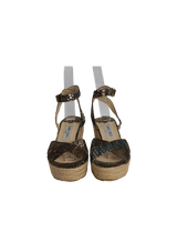 SNAKESKIN SANDALS  40